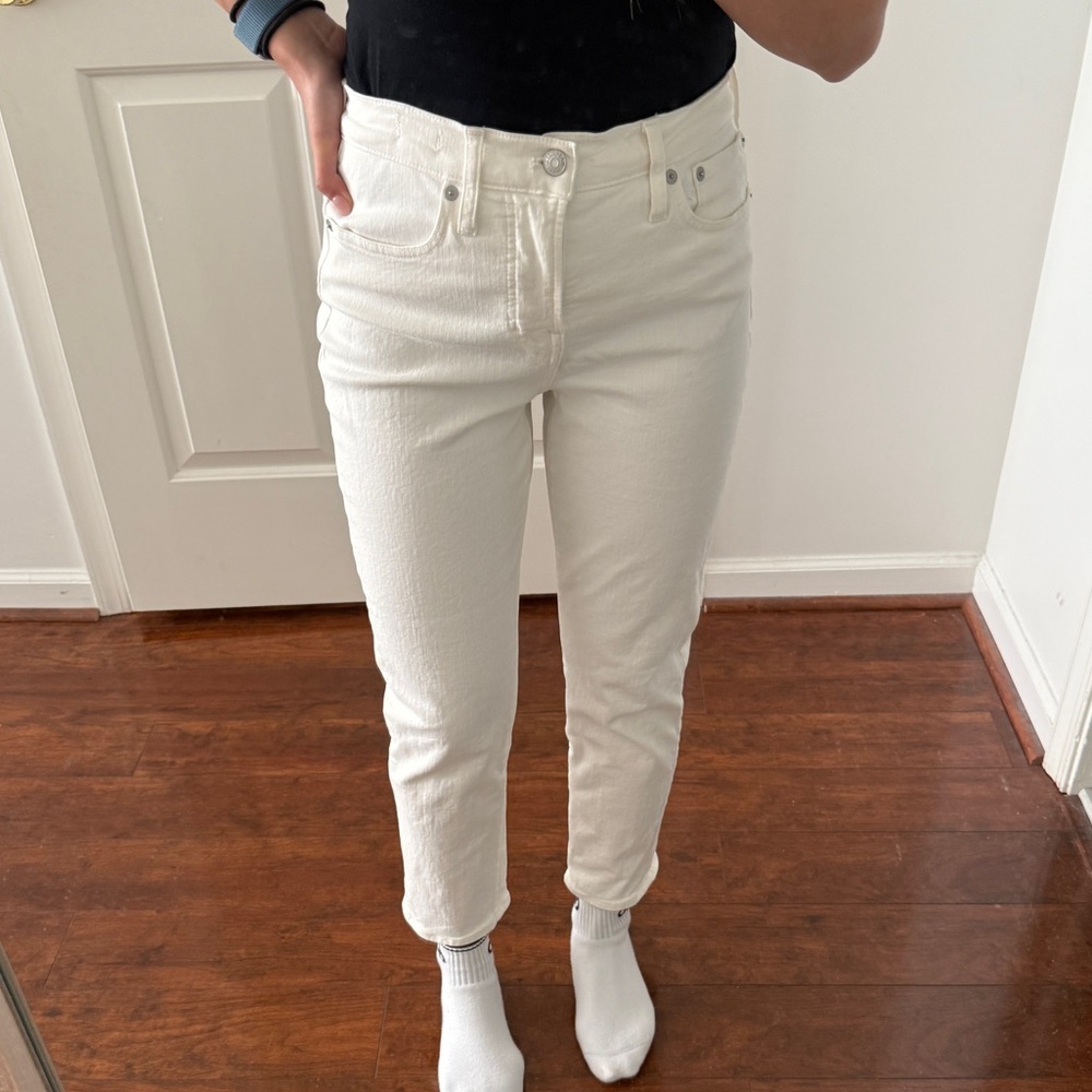 Madewell White The Perfect Vintage Jean